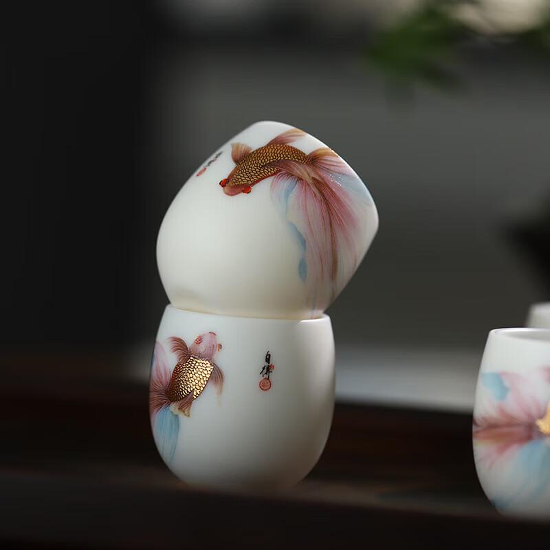 Chaxun Ceramic Dragon Egg Kung Fu Tea Cup