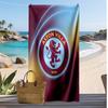 Asciugamano da Spiaggia con Stampa Calcio Aston Villa, Asciugamano Grande Morbido ad Asciugatura Rapida per Spiaggia Campeggio Nuoto