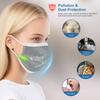 100PCS Grey 3 Ply Disposable Face Masks