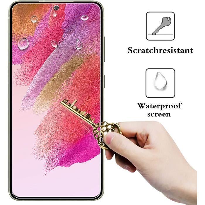 Film protecteur en verre trempé - Samsung - Galaxy S21 FE 5G - Dureté 9H - Résistant aux rayures - 3 pièces