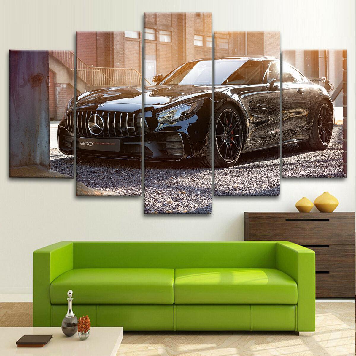 

5 шт. EDO, вид сбоку, гоночный автомобиль, 5 шт., холст, настенная живопись, домашний декор, 5 шт., картины, HD печать, современные картины без рамки