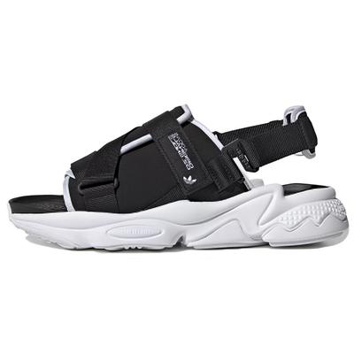 Originals Ozweego Sandal Fashion Velcro Casual Unisex Black White Sandals 'Black White' GZ8410