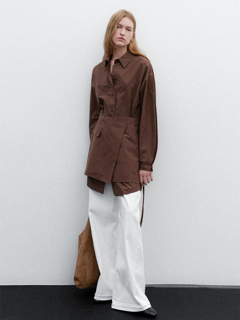 Atelier Nine Avery Layered Shirt One Piece(Op-6296)