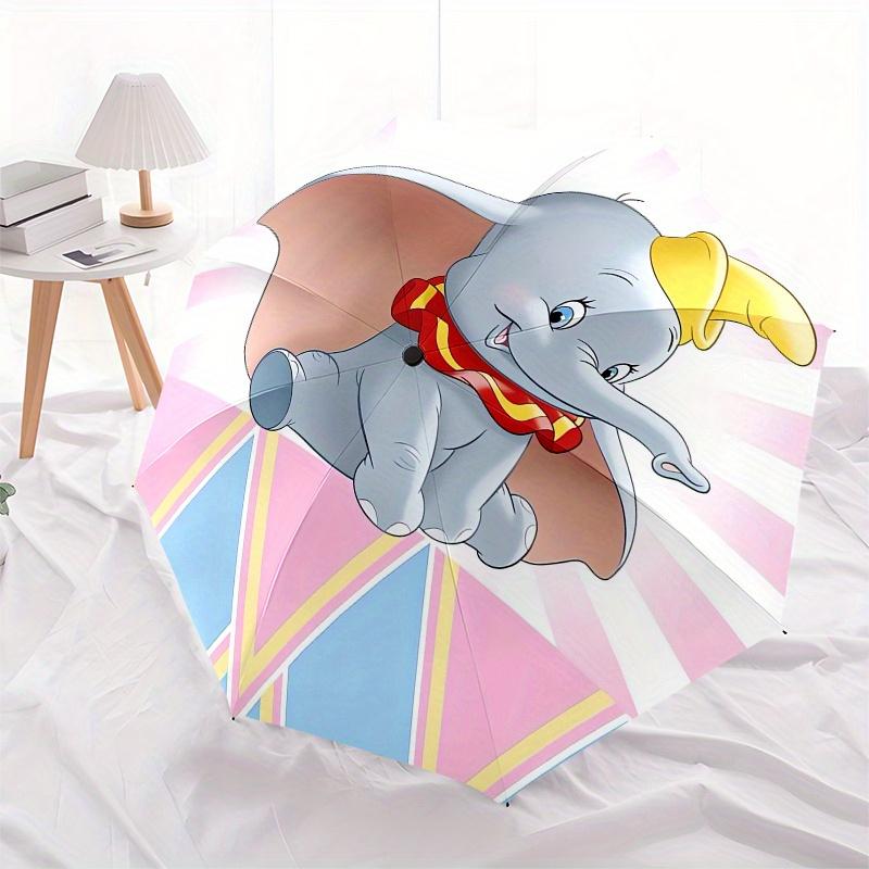 

Dumbo,Elephant,Circus Fashion Umbrella, Automatic Opening and Closing Cartoon Design, Iron Ribs and Handle, 8 Ribs, Suitable for All Occasio