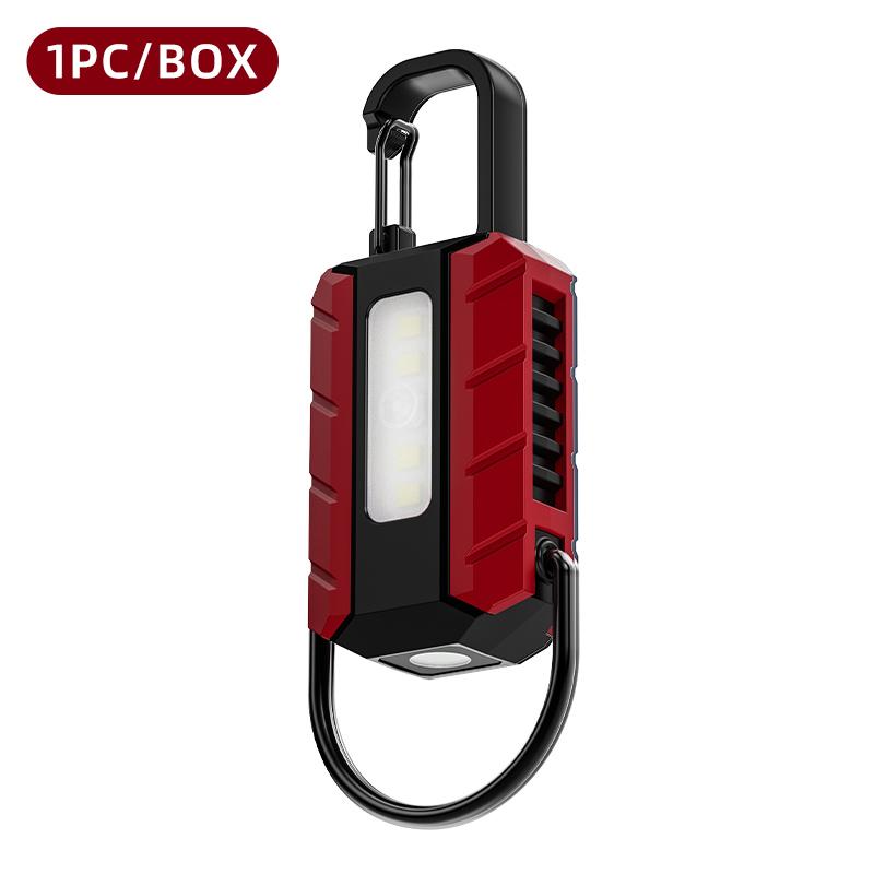 New Strong Light Flashlight Outdoor Multi functional Work Light with Side Light Long endurance Charging Mini Portable Flashlight