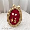 Exquisite Jewelry Showcase Rack Jeweler Earrings Displays Stand Necklace Trinket Storage Shelf Live Pictures Display Props