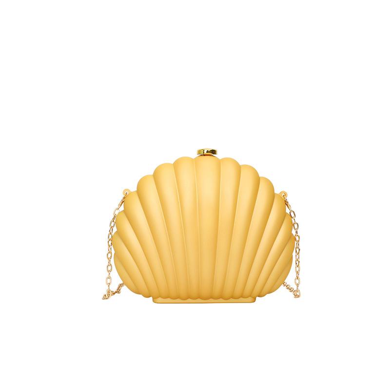 Fashion Personality Creative Acrylic Scallop Women's Dinner Bag New Exquisite and Cute One Shoulder Crossbody Bag