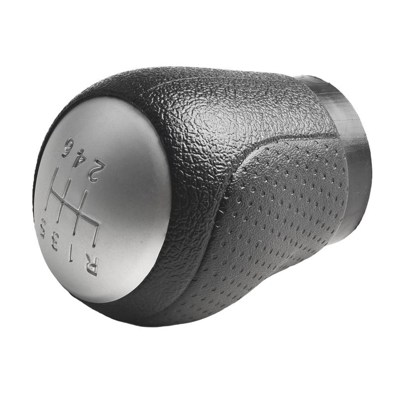 Auto Parts Gear Shift Knob Tool 6 Speed Black & Silver Dustproof Waterproof High Precision High Quality Useful