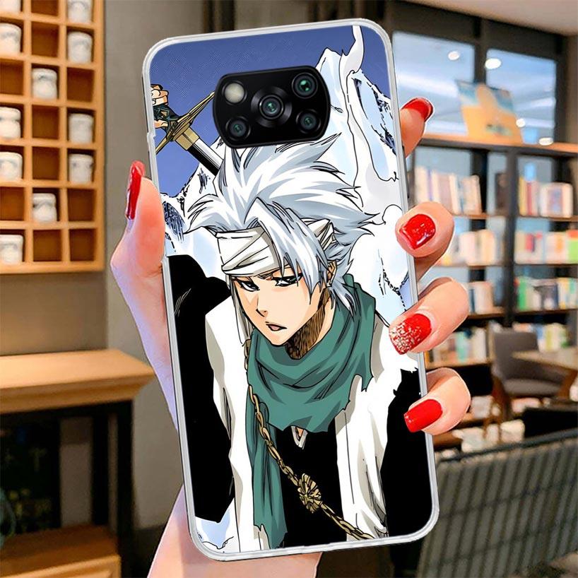 Bleach Hitsugaya Toushirou Cover Phone Case For Xiaomi Poco F7 Ultra X7 X6 X5 Pro M7 Redmi 15C 15 13C 13 12C 12 10C 10 9A 9C 9T