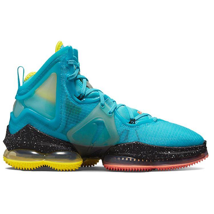 Nike LeBron 19 Christmas Men Sneakers Blue Polarized-Blue Crimson-Bliss DC9338-400