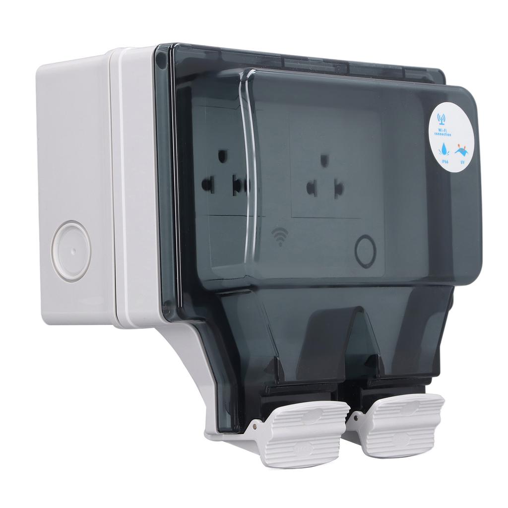 Outdoor Outlet WIFI IP66 Waterproof Socket With Timer for Patio Garden US Plug 110?250V 16A