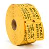 1000pc Color Tearable Admission Coupon Voucher Coupon Prize Draw Coupon