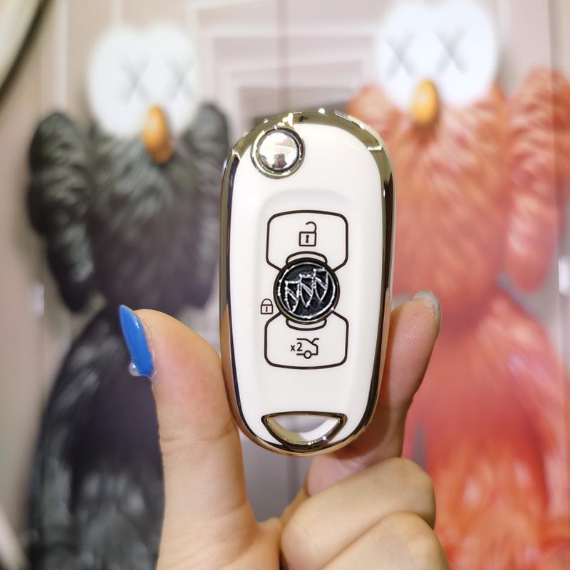 Buick Verano Manual Transmission Key Cover for 18/19 Models - Folding Shell with Buckle for GS Key Bag
