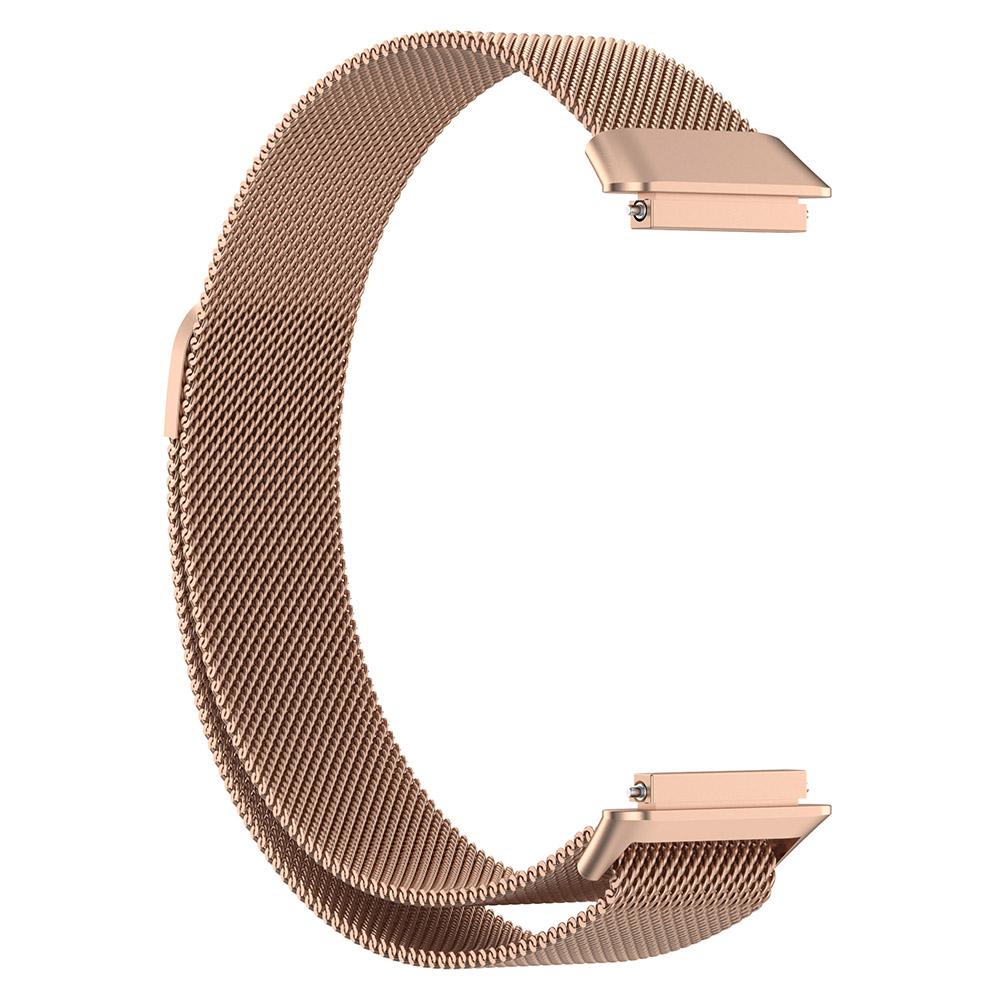 21cm Watch Strap Stainless Steel Magnetic Mesh Milanaise Loop Band Compatible For Huawei Band 7