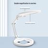 MIXOUT Klappbare Schreibtischlupe mit LED-Licht