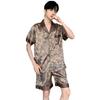 Sleepwear Men Pajamas Trousers Long Sleeve Short Sleeve Shorts Men Pijama Sleep Printed Silk Satin Pajamas for Men Sets
