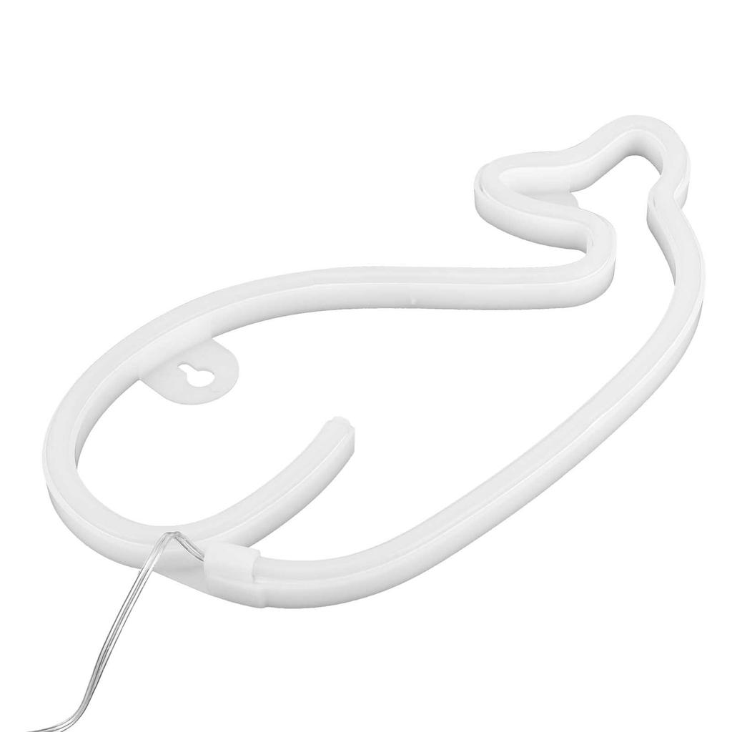 Neonowa lampa w kształcie wieloryba LED Neonowy znak Lampa Dom Sypialnia Impreza Dekoracja Świąteczna Prezent UrodzinowyNiebieski