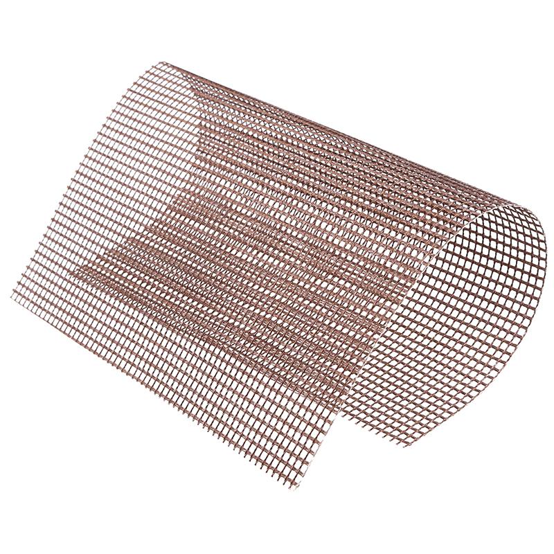 1PCS Non-stick Barbecue Mesh Mat High Temperature Resistant BBQ Grid Pad Reusable Outdoor Cooking Pad Sheet Baking Kitchen Grill Tool
