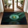 Sporting CP FC Design Crystal Velvet Rug Soft Decorative Mat for Bedroom Entrance