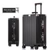 20-Inch Aluminum-Magnesium Alloy Carry-On Suitcase with Password Lock and Metal Frame