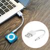 USB Krátká nabíječka Data SYNC kabel 3,5mm jack adaptér Nabíjecí kabel Linka pro Apple Ipod Shuffle 3. 4. 5. 6. 4/5/6 MP3 přehrávač
