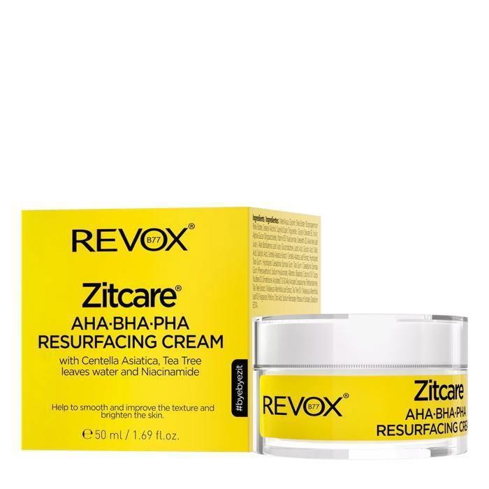 REVOX ZITCARE AHA BHA PHA Crème de Resurfaçage 50ml