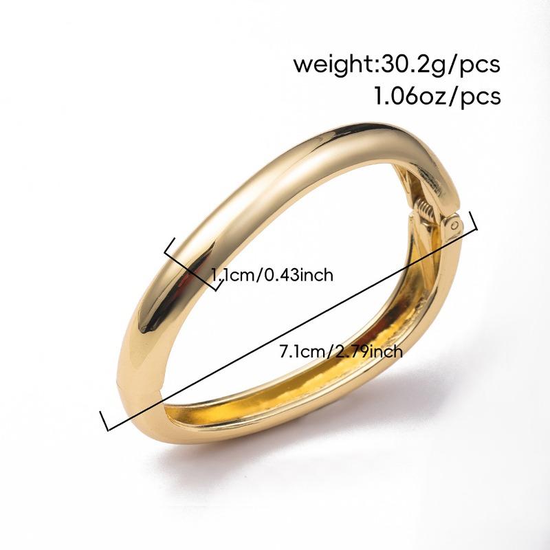 New accessories: simple circle ancient gold opening bracelet personalized irregular alloy bracelet