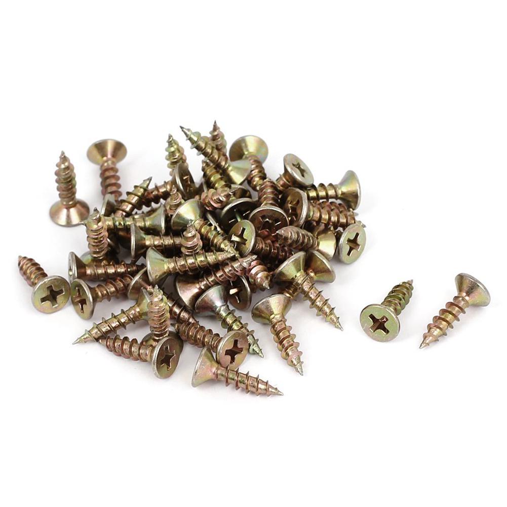 M1.4 X 4 mm Nickel Plaqué Phillips Self-Tapping Petites Vis à bois