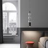 Nordic Creative Pendant Light - Designer Black & Gold Art Glass for Bedroom or Restaurant