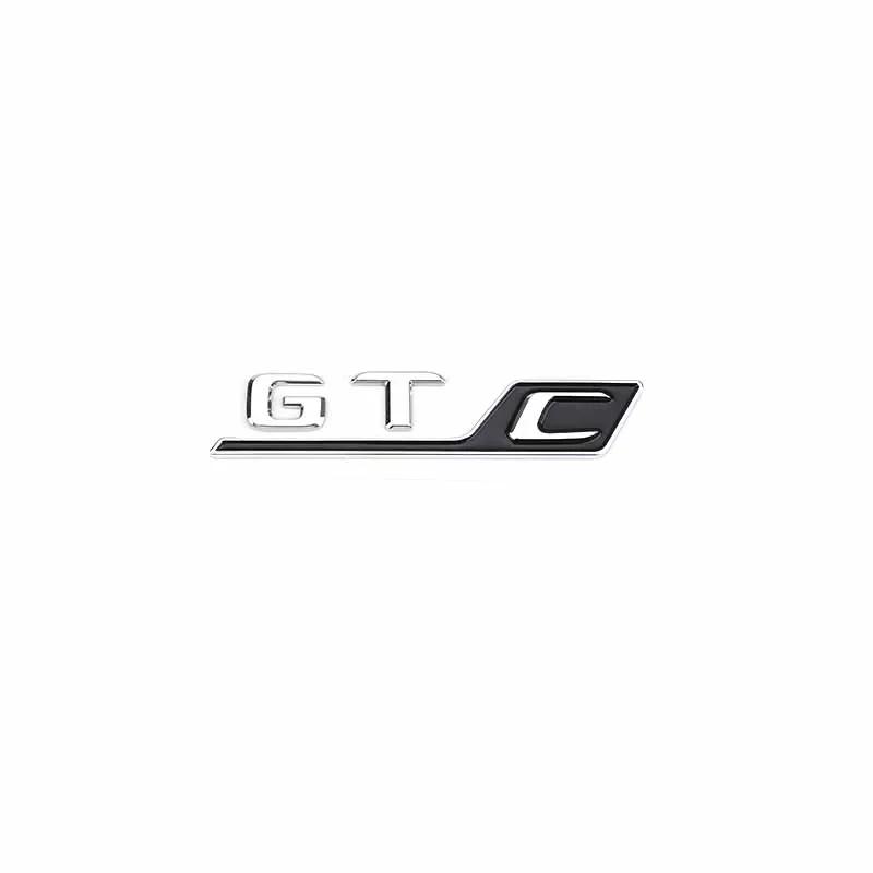 3D ABS GTR GTS GTC Logo Letter Rear Trunk Decal Emblem Badge Sticker For GT R S C GT43 GT63 C190  Car Accessories