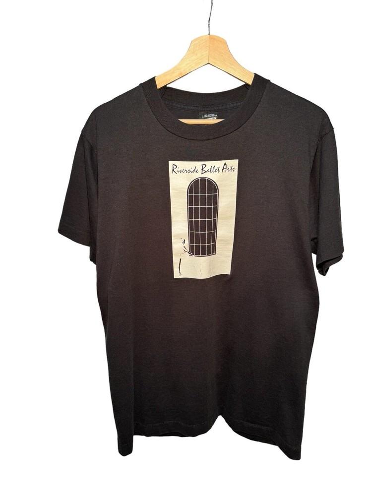 

Vintage Riverside Ballet Arts T-Shirt 80s 90s Screen Stars Sz L Black RARE Unisex T-Shirt XXL
