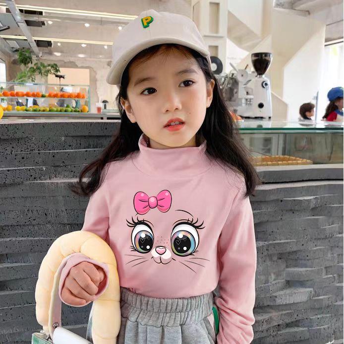 Children's Warm Base Layer Top for Boys and Girls - Thick, Versatile Long-Sleeved for Autumn/Winter