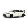 PAUDI MODEL 1/64 scale 2023 Honda Civic TYPE-R FL5 diecast model car, white, mini size