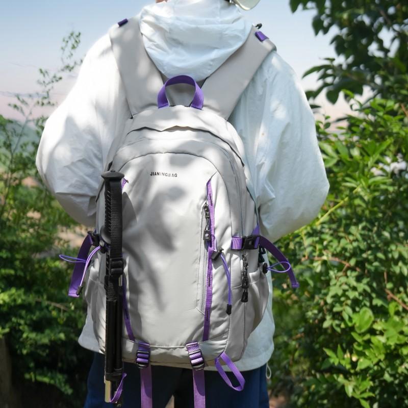 Schoolbag Waterproof Lightweight Outdoor Mountaineering Bag Leisure Travel Bag Outdoor Hiking Riding Backpack Sports Practical Backpack