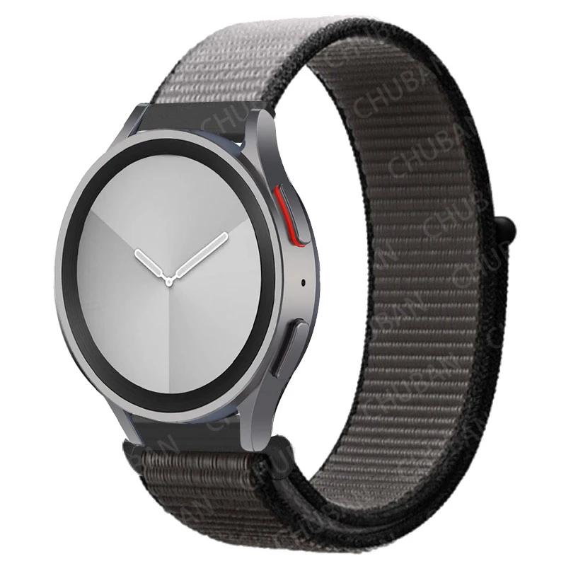 Nylonový smyčkový pásek pro Samsung Galaxy Watch 6/5/pro/4/Classic/active 2 43-47-44mm 20mm/22mm sportovní náramek huawei gt 4/2/e/3 pásek