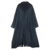 bedsidedrama made in Japan Long sleeve Shirt dress Navy switching knit Women Used