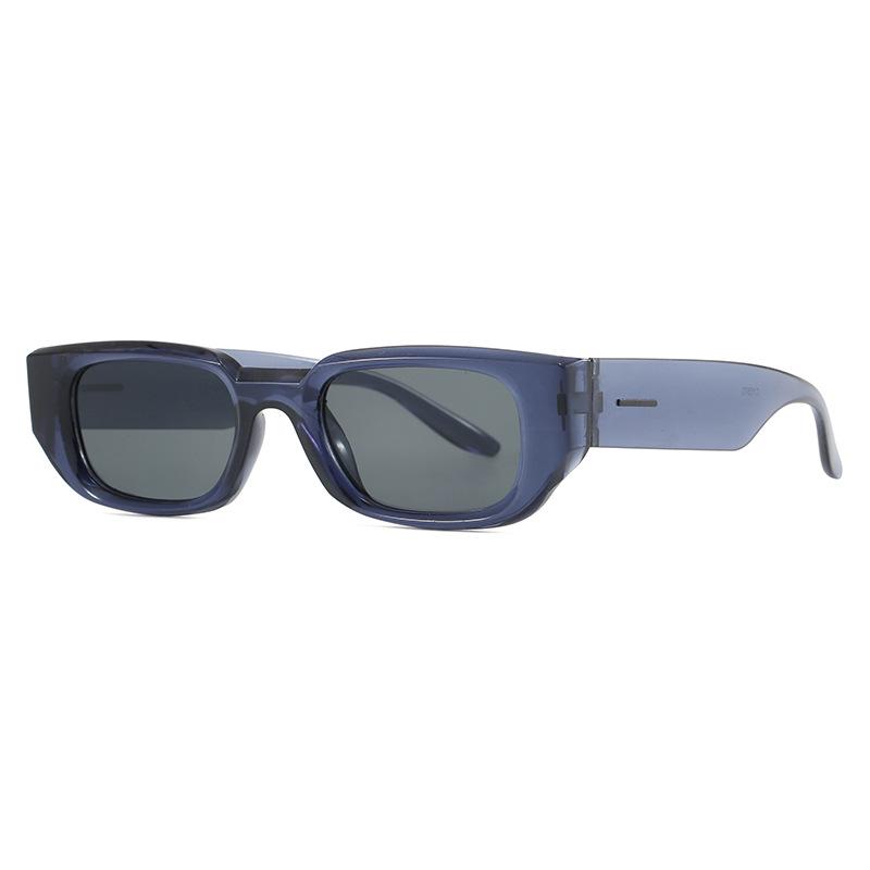 Trendy Irregular Small Frame Sunglasses - Slimming Wide-Leg Design for Men and Women
