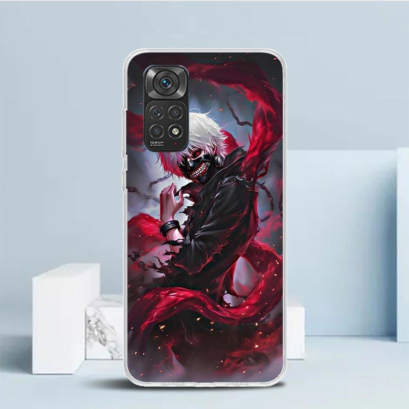G-Ghoul Tokyo Kaneki Ken Soft Cover for Xiaomi Redmi Note 15 14 13 12 Pro Plus Phone Case 14S 11S 11T 11E 10S 10 4G Pattern Shel