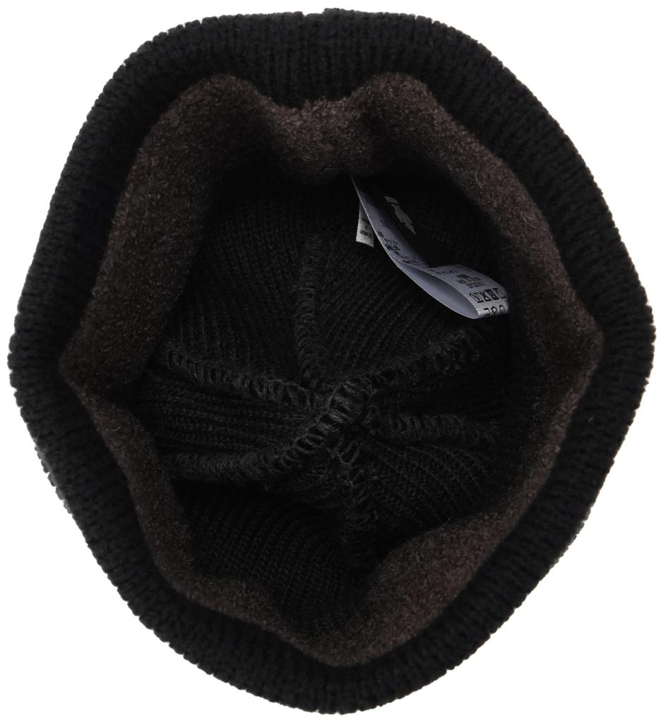 DESCENTE Junior Knit Simple Design for Kids and DWDWJC60 BLK Cap, Warm, Sweat-Wicking, Quick-Drying, Antibacterial, Odor-Resistant, Children,
