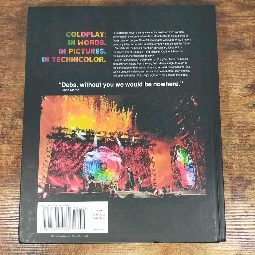 [USED] Coldplay Books A Celebration of Coldplay