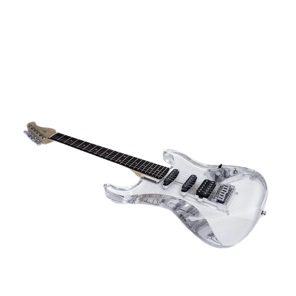 Genuine Transparent Acrylic Electric Guitar - Cool ST Rock Style