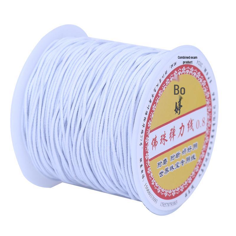 Elastic Buddha Bead Thread for Handmade Vajra Bodhi Moon Star Wenwan Bracelets - Stretch Beading Cord
