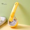 Pet Bath Brush with Soap Shampoo Container Soft Brush Head Dead Skin Loose Fur Removal Dog Cat Bathing Massage Grooming Brush