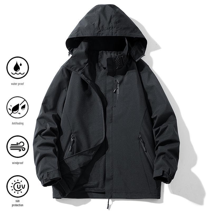 Men's Autumn 2024 Trendy American Functional Outdoor Windbreaker Jacket
