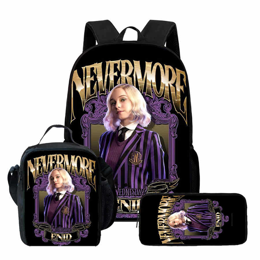 2 Wednesday 2 Backpack Student Essential Comfort School Bag