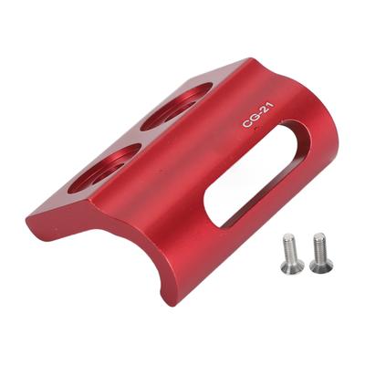 Patilla de cambio delantera de bicicleta, adaptador de montaje de desviador de aleación de aluminio, gancho de cambio de cuadro estable y resistente