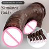 Super Longue Bite Gode Réaliste Pénis Double Pénétration Plug Anal Point G Masturbateur Maquillage Sexy Jouets Sexuels Adultes Pour Femmes