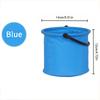 Single-pack Mini PVC Folding Bucket, Durable and Portable, Suitable for Beach, Camping, Picnics, Fishing, Painting—a Must-have for Garden Parties