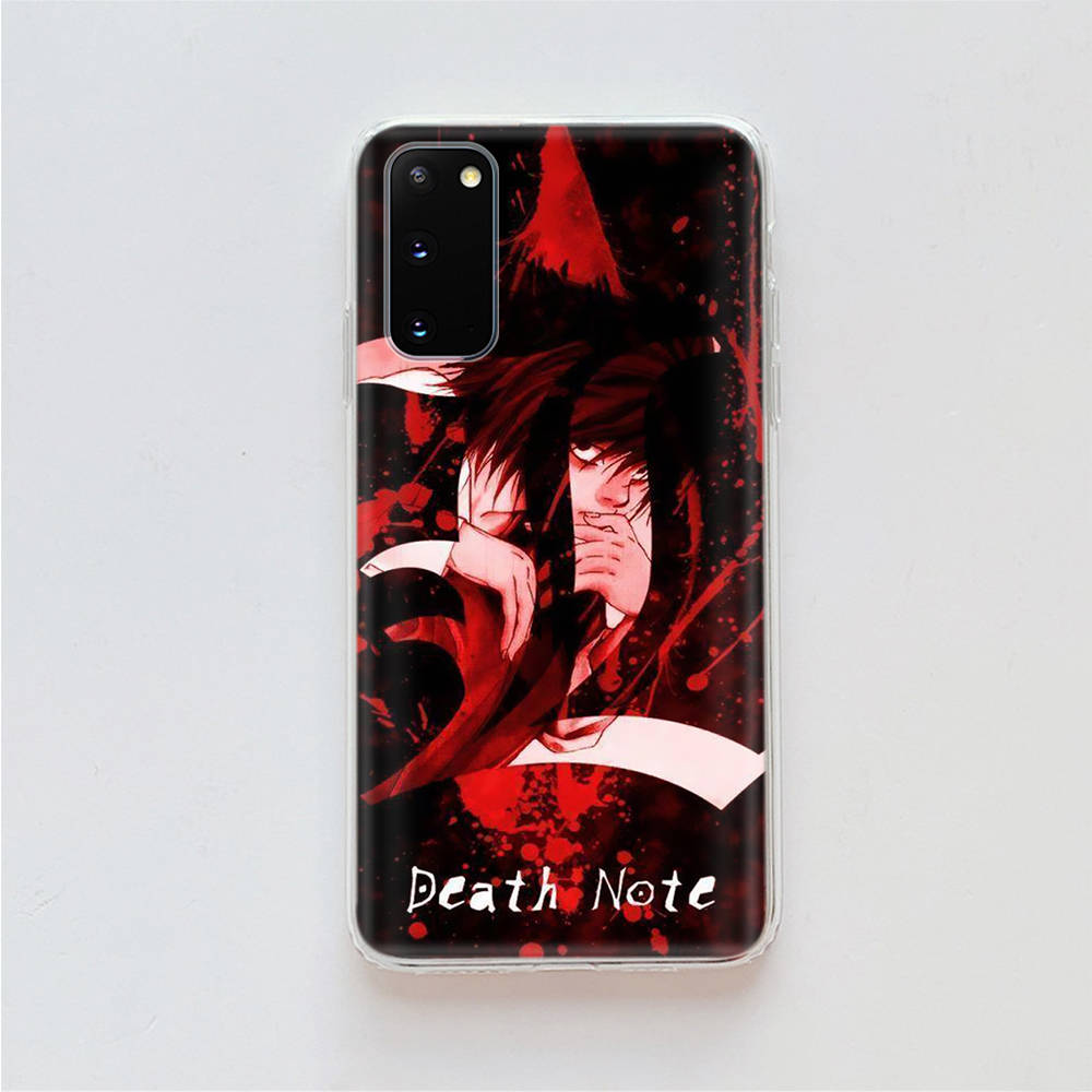 AD88 Death Note Clear Case for Samsung A04 A14 A23 A34 A54 M23 M33 M52 M53 Realme 10 9 C30S C35 C55 VIVO Y02 Y21 Y33S Y51 X80 V25 Cover