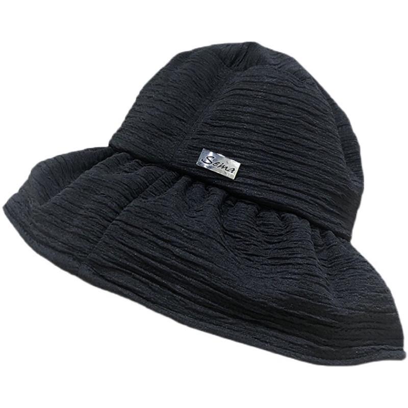 Набор японских плиссированных полосатых ведерных шляп Milage